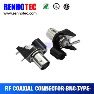 female bnc connector right angle for pcb terminal connector